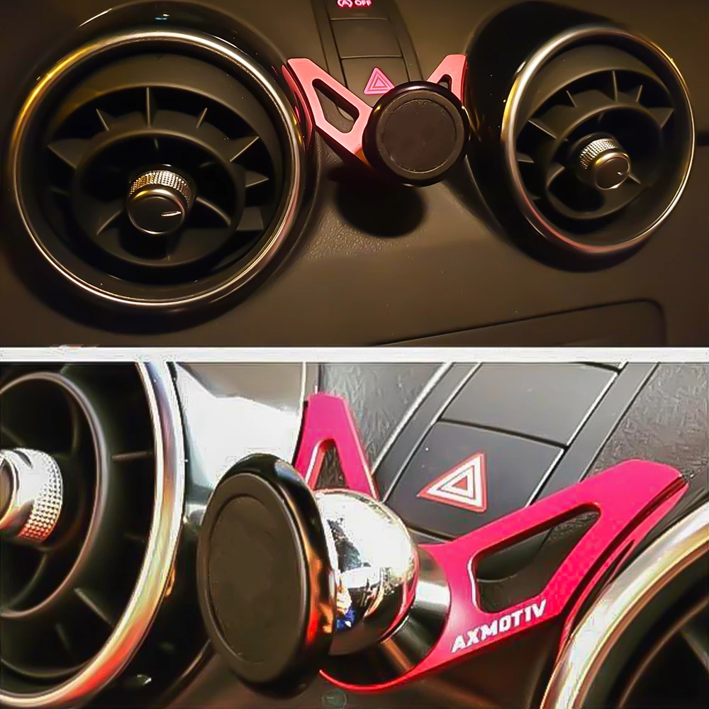 For Audi A1 2010-2018 Car Phone Holder Air Vent Mount Magnetic Bracket Rotatable GPS Stand Support Mobile Car Accessories