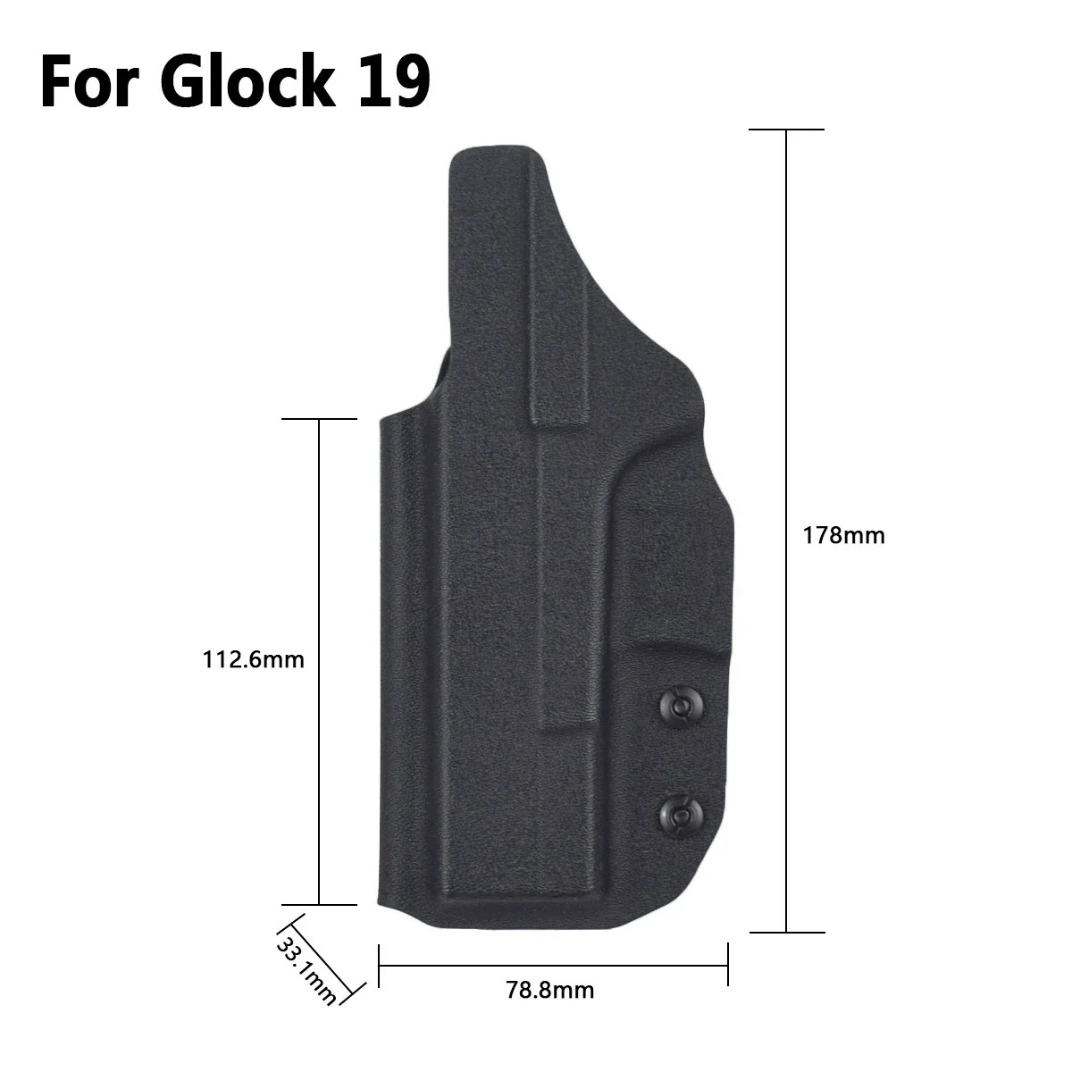 Tactical Concealed Carry IWB Holster Kydex Gun Holster Quick Draw Right Holder For Glock 17 19 43X Taurus G2C TH9 Sig Sauer P365