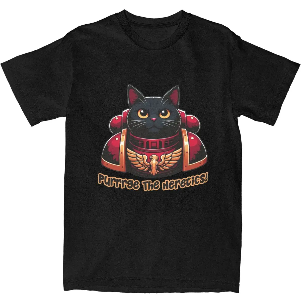 Men's Purrrge The Heretics! W-Warhammer 40k Vintage T-Shirts Cotton Clothing Summer T Shirt O Neck Leisure Tee Shirt Plus Size