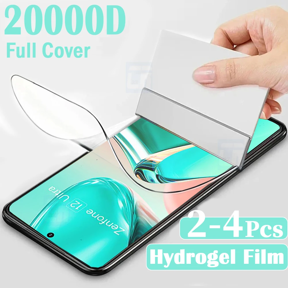 

2-4Piece Hydrogel Film Screen Protector for Asus Zenfone 12 11 Ultra Full Cover Protective Film for ROG Phone 9 FE Soft Film