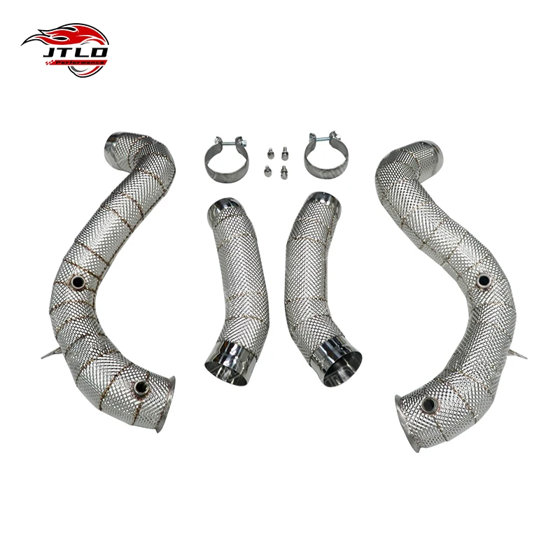 High Performance Factory Directly Sell 304 Stainless Steel Exhaust Downpipe For BENZ AMG C63 C63S W205