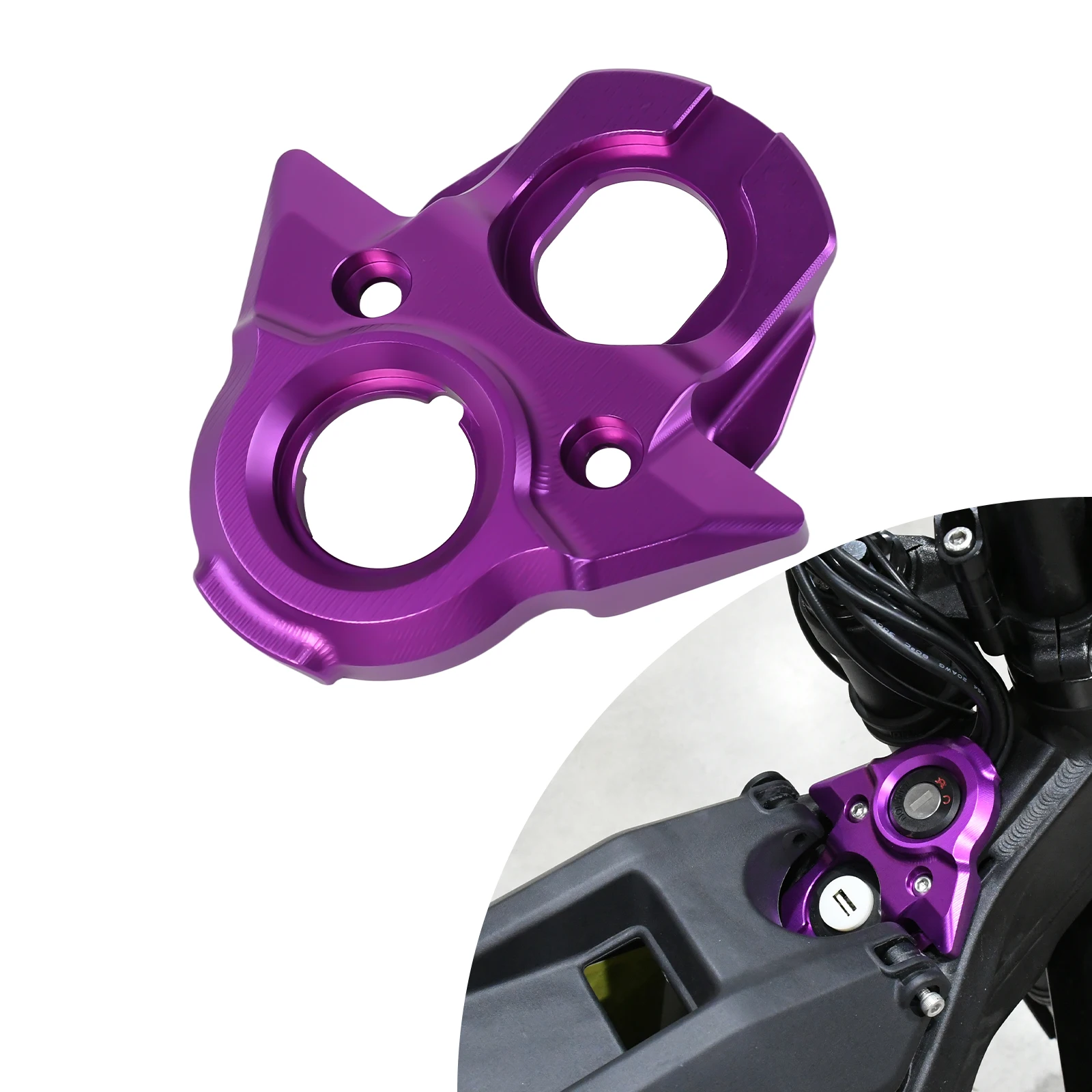 

For SURRON Light Bee X S Segway X160 X260 CNC USB Switch Ignition Key Case Cover Central Control Decorative Cover Electric Bike