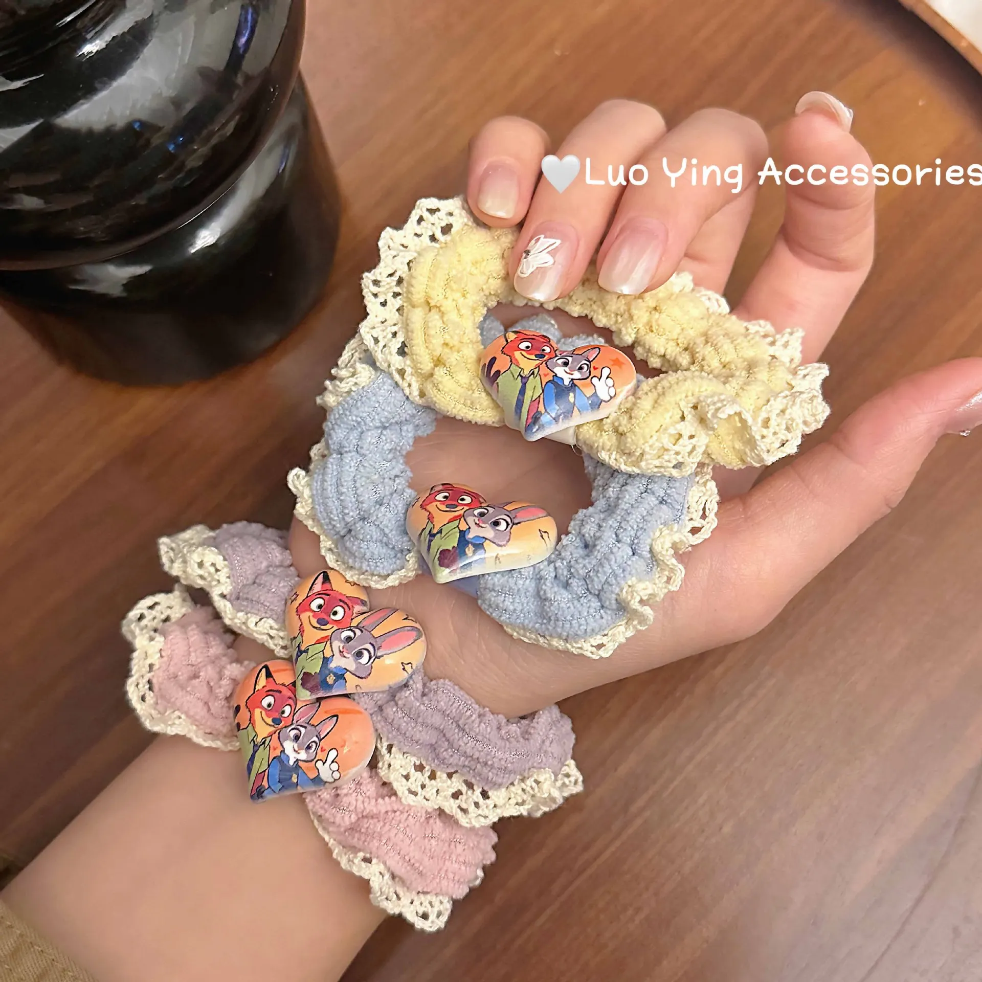 10/50 جديد لـ Zootopia 2 أربطة شعر وربطات شعر عالية المرونة ومتعددة الاستخدامات ربطات شعر حلوة وإكسسوارات هدية الكريسماس #1