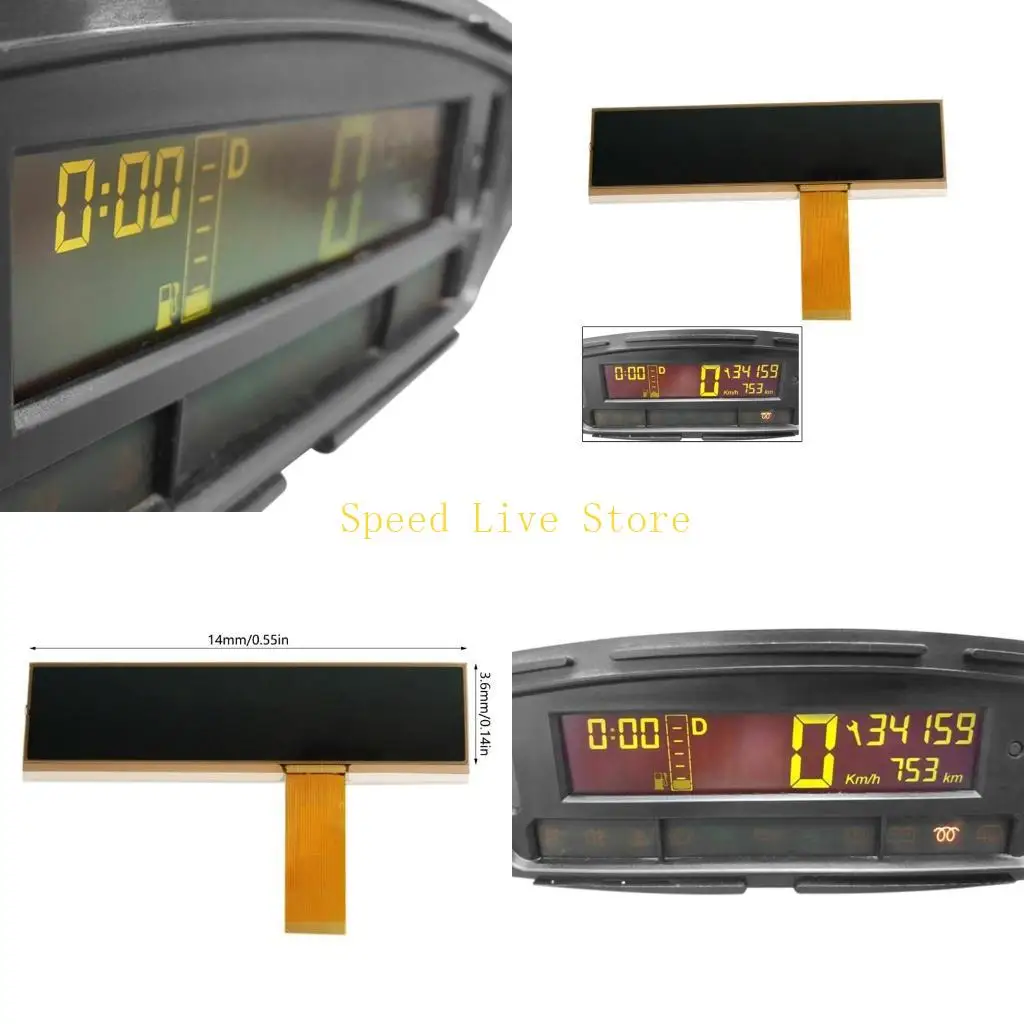 547C LCD-Display for Microcar MC1 MC2 M. Go Cockpit Tool Speedometer Screen