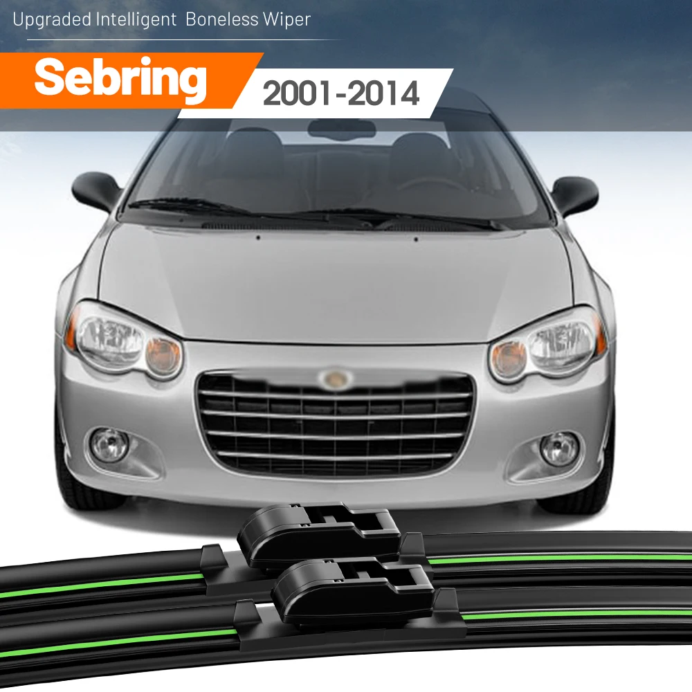 

2 шт. для Chrysler Sebring 2001-2014 передние щетки стеклоочистителя 2005 2006 2007 2008 2009 2010 аксессуары для лобового стекла