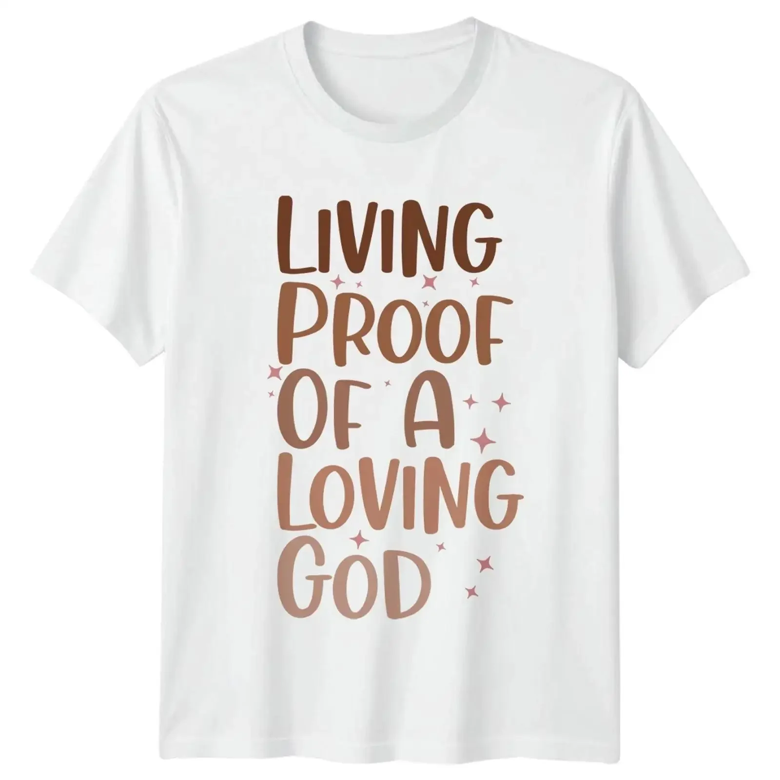 Living Proof Of A Loving T Shirt Christlicher Glaube Geschenk für Sie und Ihn vintage Washed graphic streetwear Breathable