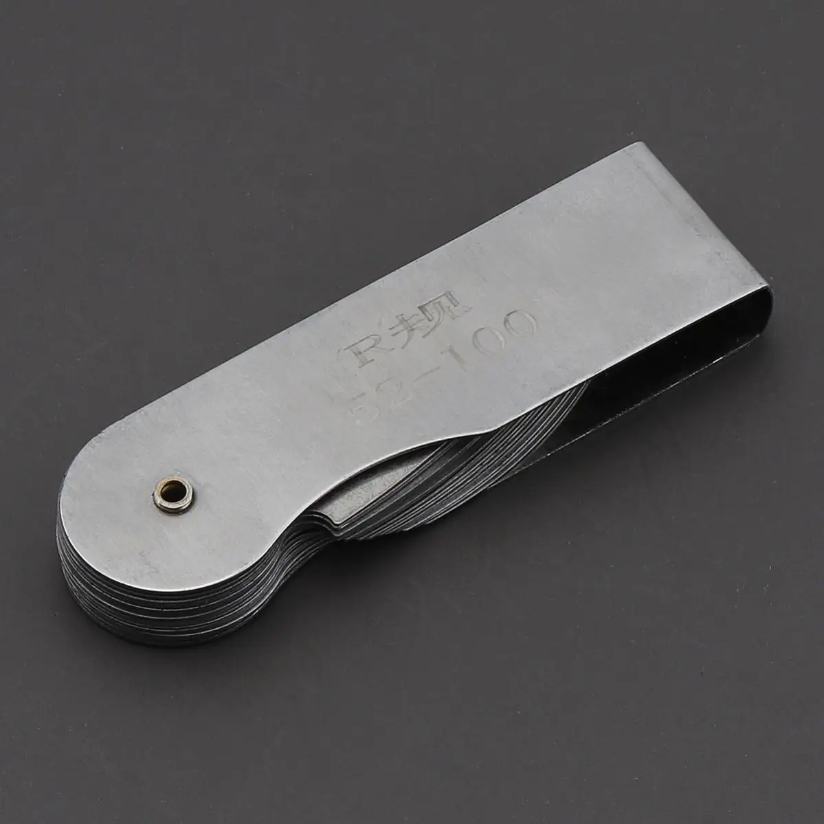 Imagem -05 - Calibre do Raio do Calibre r para Verificar o Passo da Linha Lâmina 16 R52 100 Aço Inoxidável