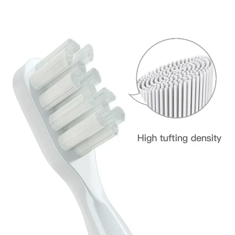 4pcs Set Replacement Brush Heads for XIAOMI T100 White Clean Vacuum Soft DuPont Bristle Brush Nozzles Wholesale Oral Care