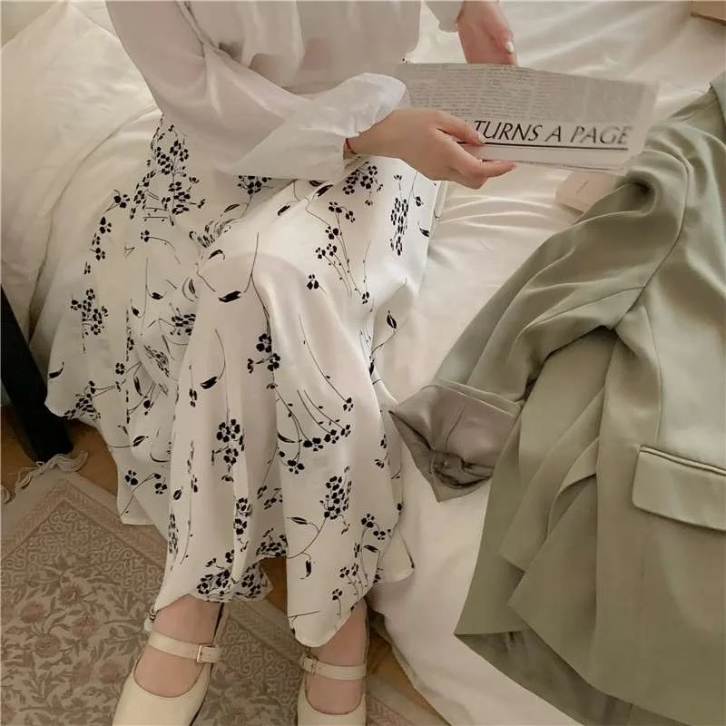 

Новая весенне-летняя женская юбка А-силуэта из ПВХ с эффектом похудения и омоложения, универсальная, с завышенной талией, Ciwalk Batwing pe