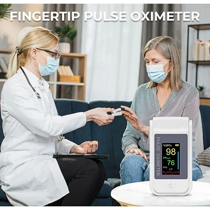 Set Oximeter Finger Clip Pulse Oximeter TFT Heart Rate Monitoring Health Monitoring Health Products Home Use Long Endurance New