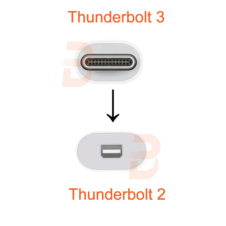 Thunderbolt 3 USB-C - Thunderbolt 2 アダプター変換ケーブル MMEL2AM Thunderbolt 3 USB-C - Thunderbolt 2 アダプター変換ケーブル MMEL2AM