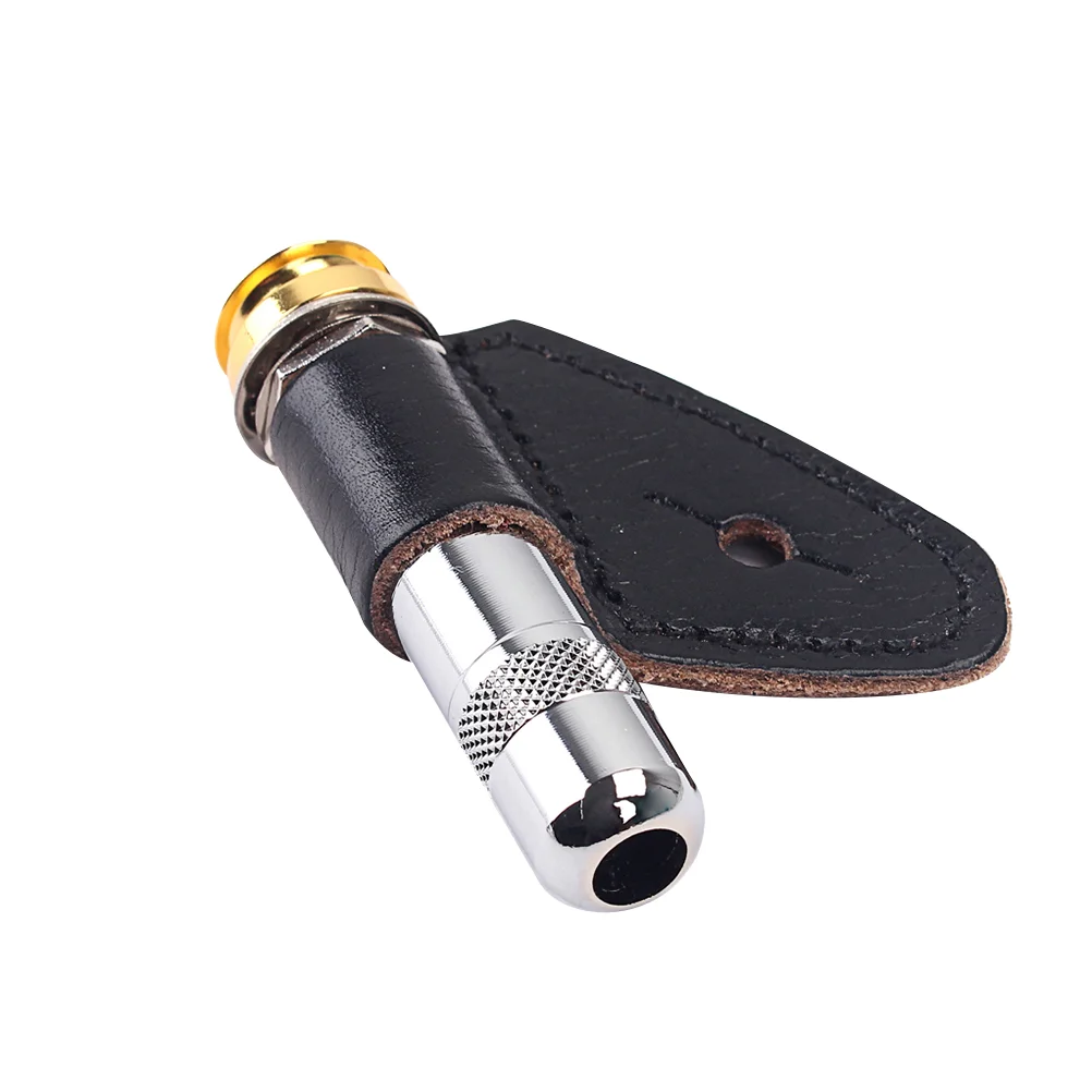 1 Set Strap Pin Jack Socket Guitar Accessories Endpin Jack Socket Plug Copper Material with Cover for Acoustic Electric