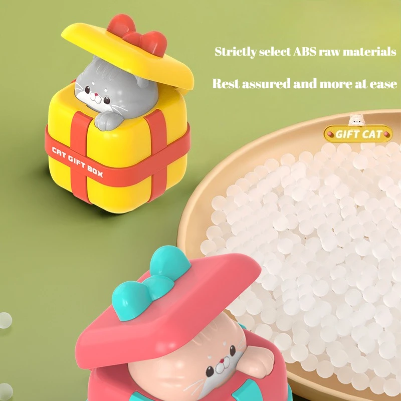 New Pull Back Cars Cute Cat Press Vehicle Toys Creative Cartoon Inertia Power Truck Car Collectible Puzzle Toy For Birthday Gift