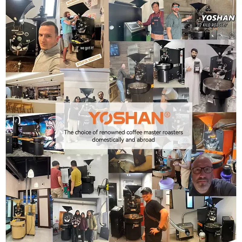 Yoshan Cocoa High Quality Bean Home Ethiopian Small Sample Commercial Roasting Machine Coffee Roaster