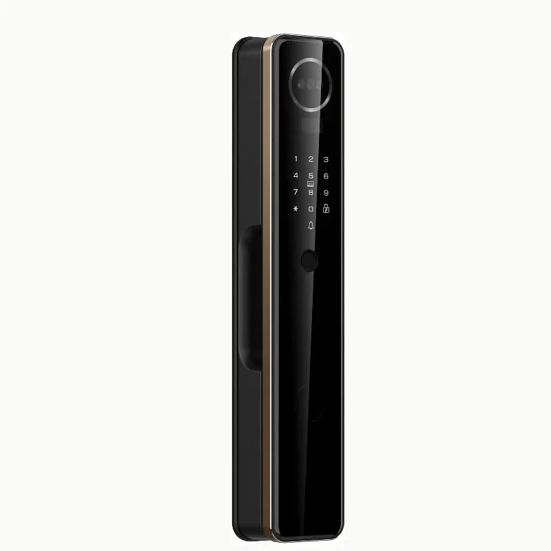 

Inteligente Keyless Smart Door Lock with Fingerprint & Face Recognition Password Card Wifi Connectivity for Wood Doors