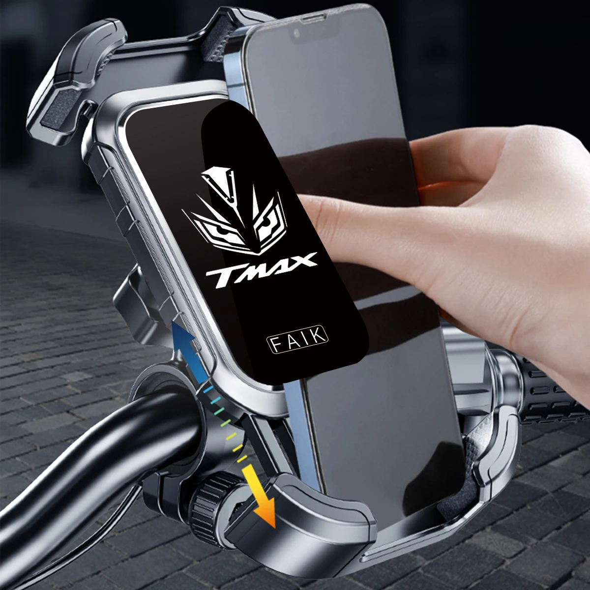For YAMAHA T-Max 500 TMAX 500 560 TMax 530 Accessories Motorcycle Handlebar Mobile Phone Holder GPS Stand Bracket image 5