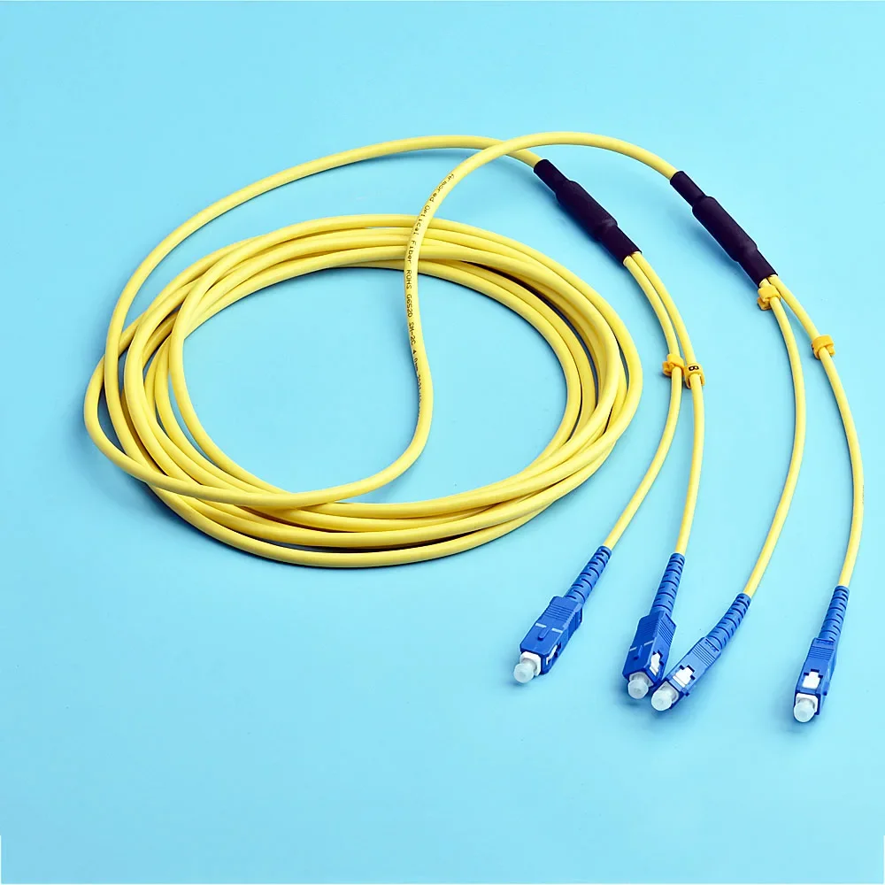 1X Printer Optical Fiber Cable FC/SC/UPC TO FC/SC/UPC for Large Format Printer Double Core Mode Fiber Data Transmisssion