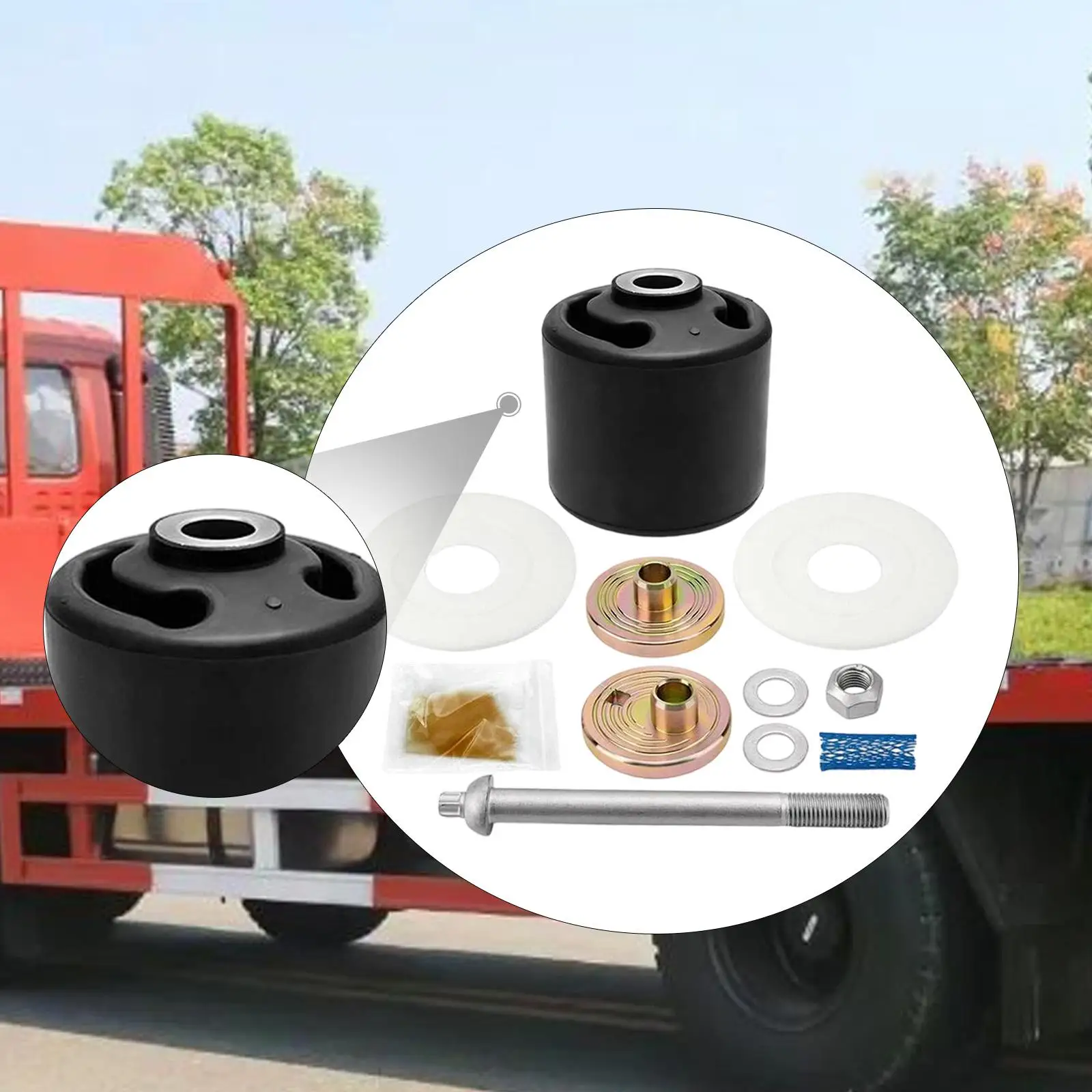 

Quick Align Pivot Bushing Kit with Alignment Collars, Repair Parts, Auto Replacement High Performance S-24691S