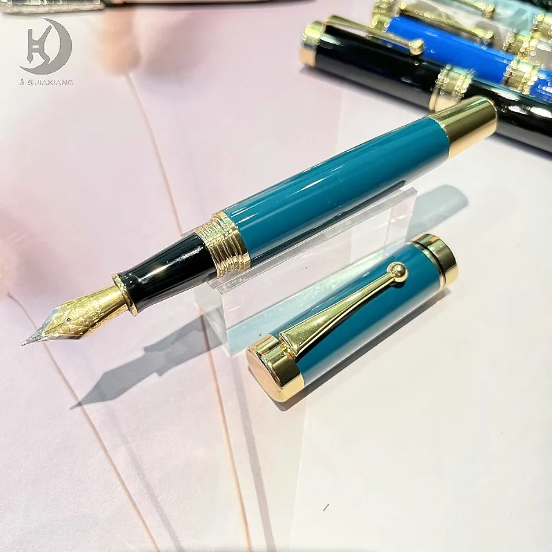 JD-179 Luxury Metal Fountain Pen - Ergonomic, Twist Cap, Medium