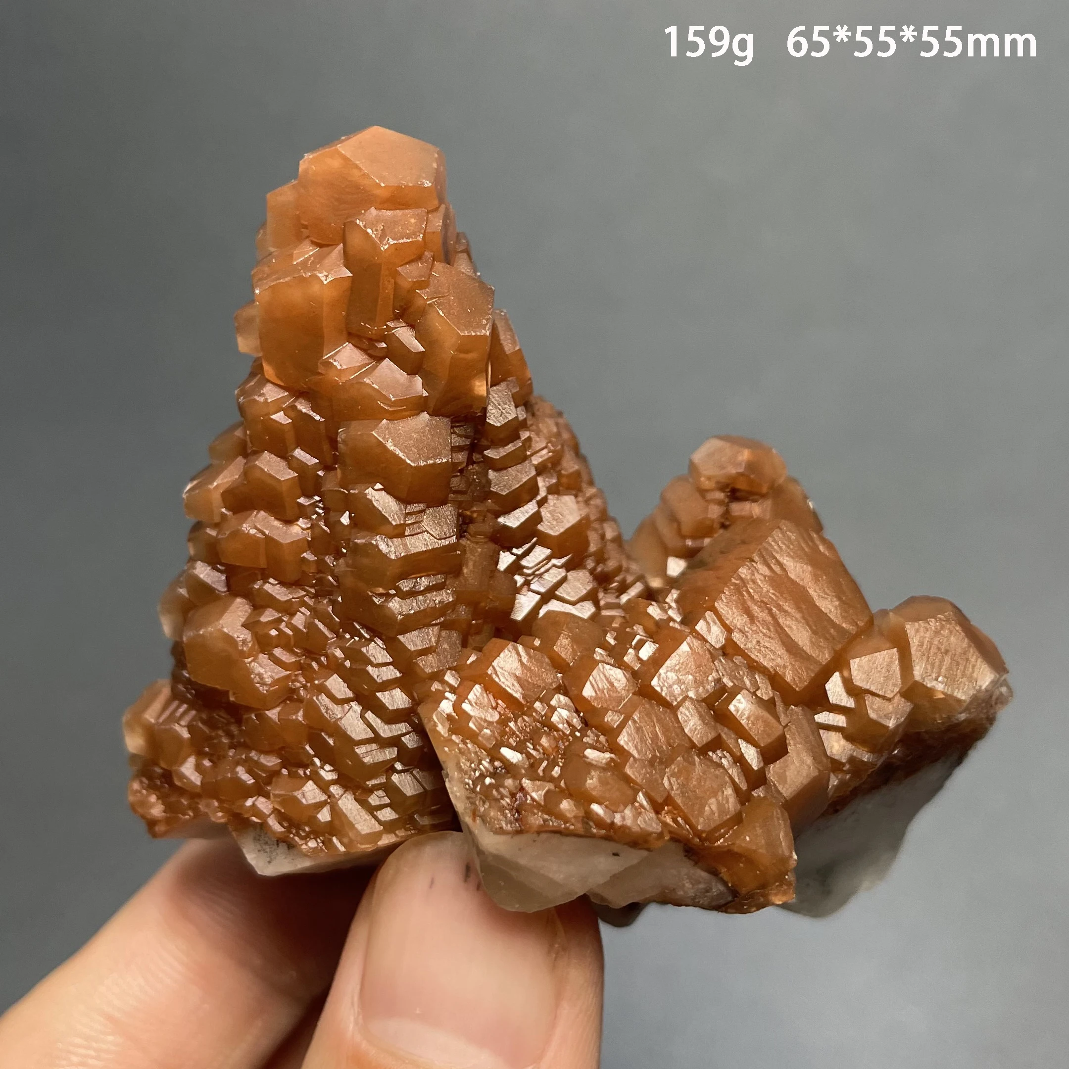 Natural Raw Stone Red Calcite Crystal Quartz Mineral Specimen Rock Home Decoration Gift Healing