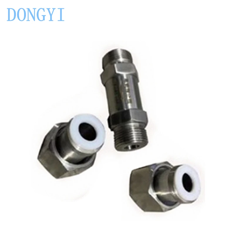 Stainless Steel Check Valve H21W-64P DN6-Φ6 DN8-Φ6/Φ10/Φ12/Φ14 DN10-Φ8/Φ10/Φ12/Φ14 DN15-Φ16/Φ18 DN20-Φ20 DN25-Φ22/Φ25/Φ28 DN32