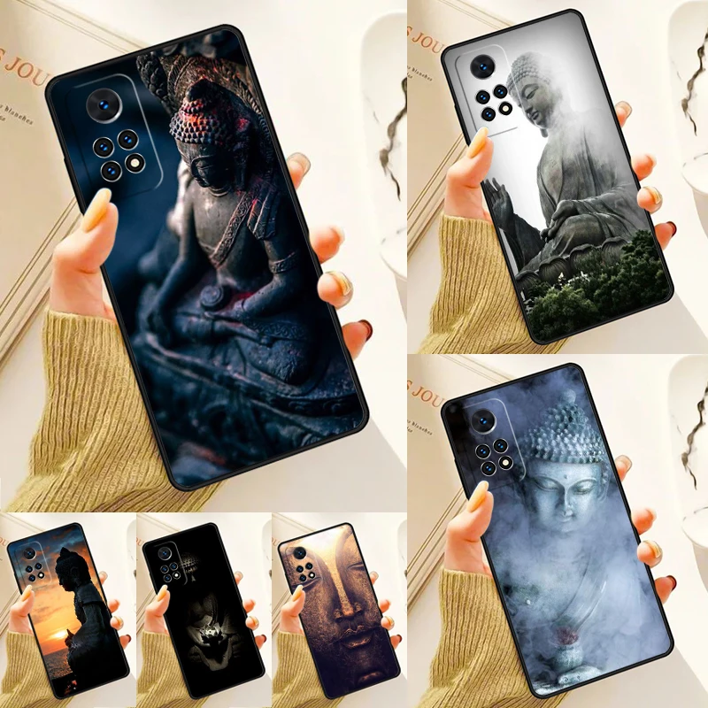 Buddhism Buddha statue Vintage Gautama Case For Samsung Galaxy S24 Plus S23 S20 S21FE Lite S22 Ultra Note 20 S9 S10 Phone Coque