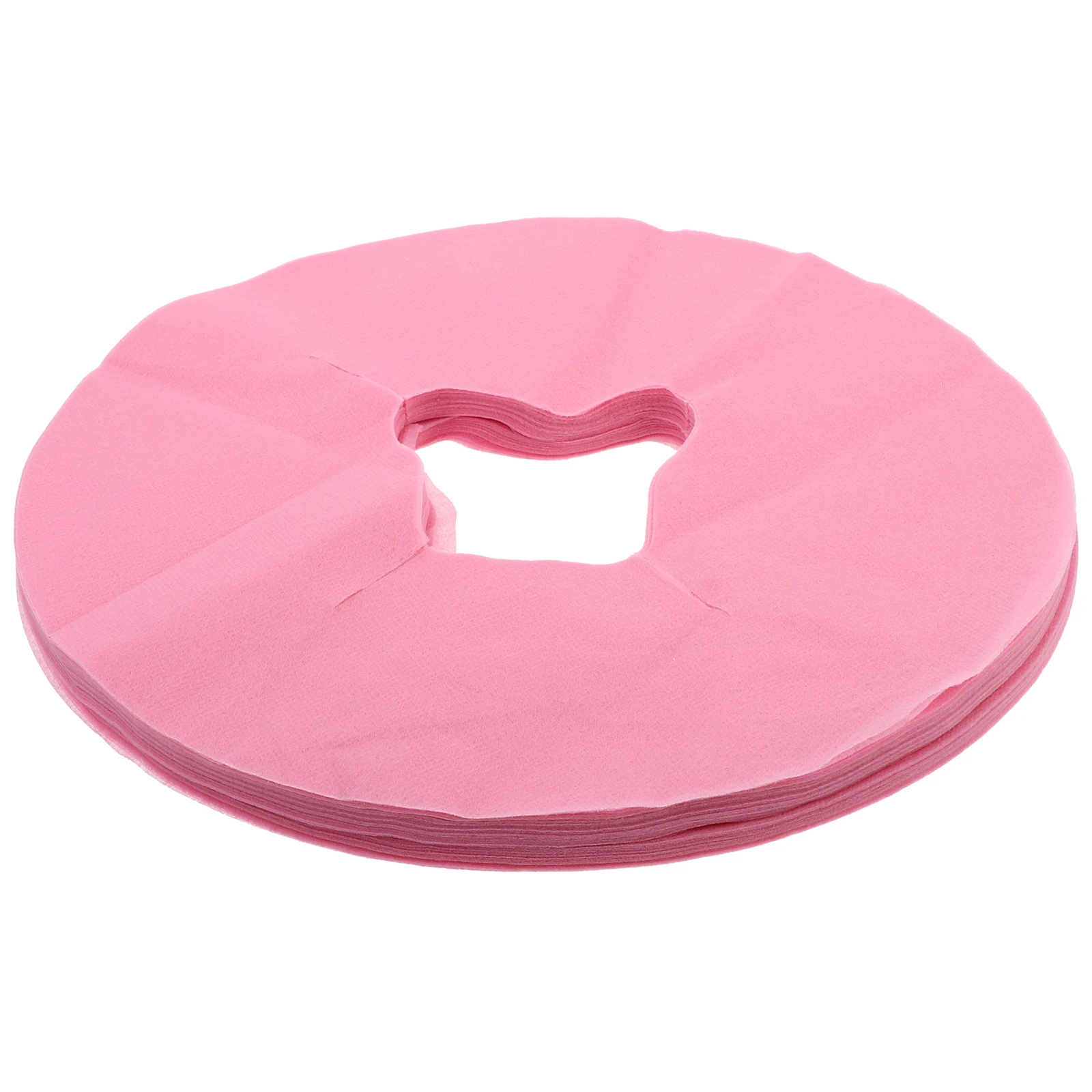

100pcs Disposable Silicone Face Pillow Cover Breathable Massage Headrest Mat For Beauty Salon Spa Clinic Use Face Cushion Cover