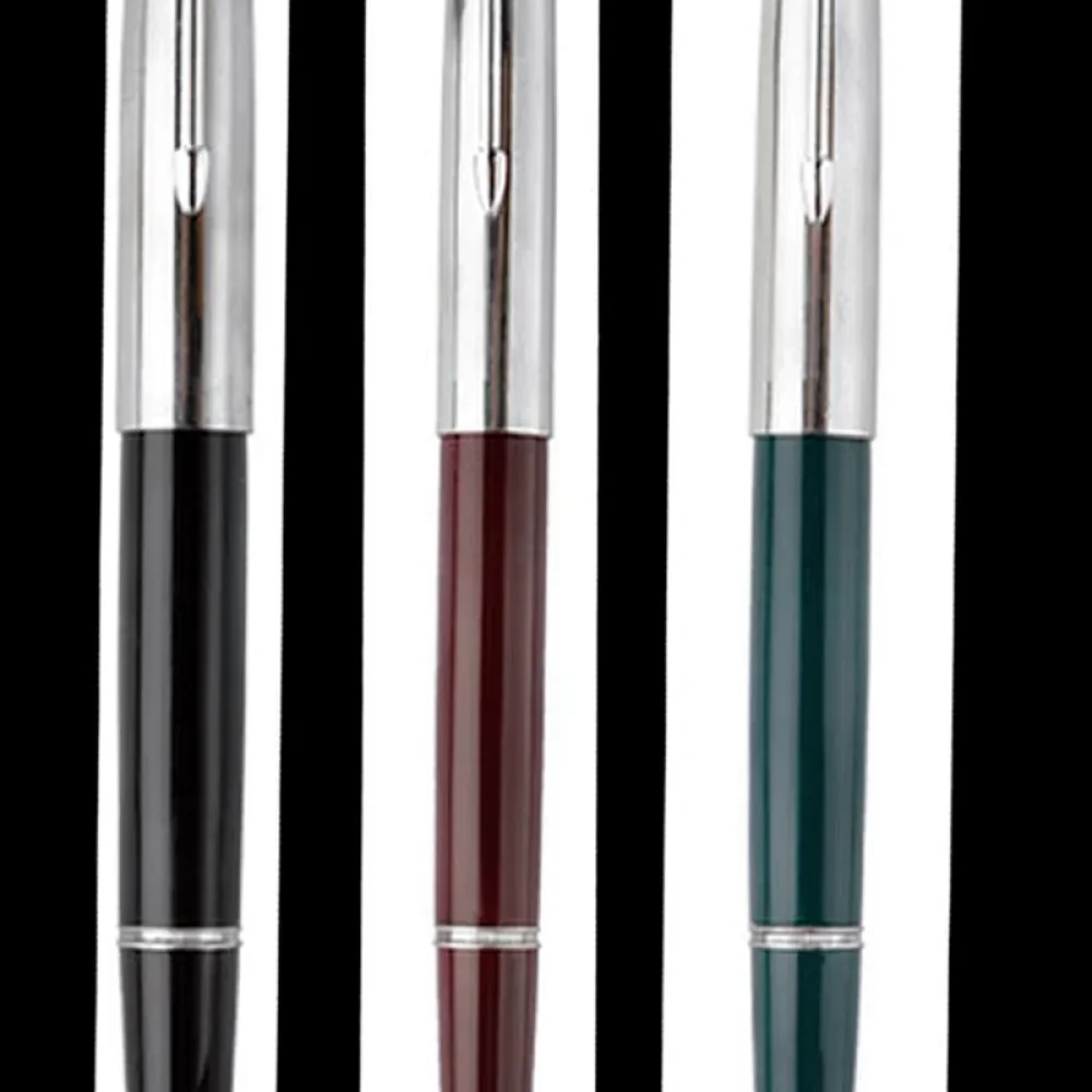 High Quality For Hero 616 Fountain Pen Medium Nib Press Style Ink Absorber Durable Plastic Office Student Writing Instrument