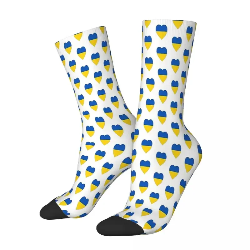 Y2K Ukraine Socks Male Mens Women Winter Stockings Printed