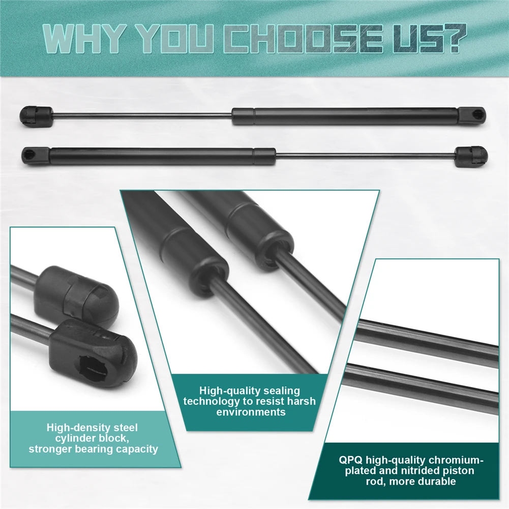 2Pcs/set Car Front Engine Cover Lift Support Gas Struts For Ford F-150 2005 2006 2007 2008 Car Shock Absorbe Rods Accessories