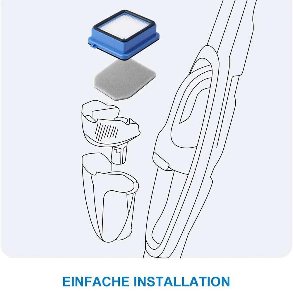 Aspirador de pó substituição do filtro, peças sobressalentes, acessórios, 2Set, apto para AEG ASKW1, QX6, QX7, QX8-2