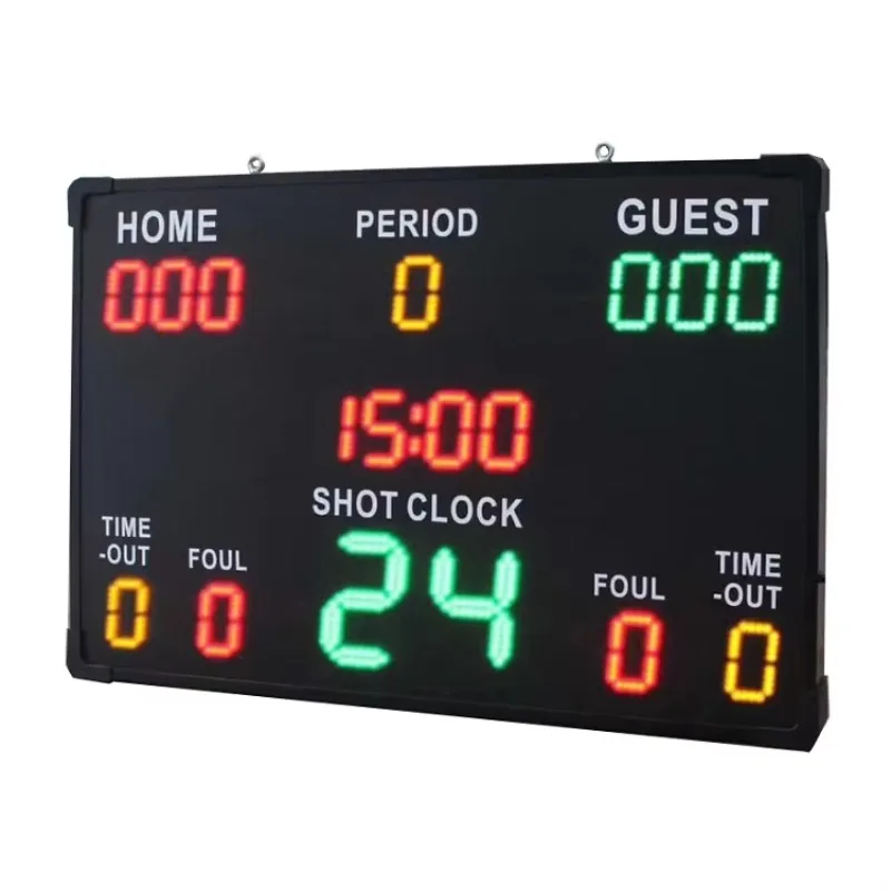 

YTYIN Wireless Remote Control Led Score Board Indoor 24 Second Shot Clock Basketball Electronic Snooker Cricket Soccer Scoreboar