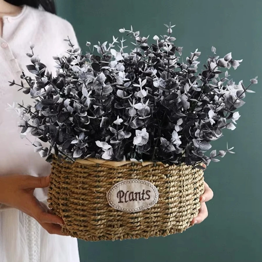 

10Pcs Artificial Flowers Plants Green Tree Wreath Wedding Home Room Table Outdoor Bonsai Pretty Diy Gifts Daily Refreshing Decor