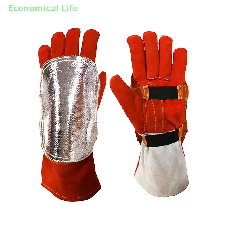 

Aluminized Back Welding Hand Pad Fireproof Gloves Pad For Welder Furnace Metal Smelting Welding Camping Industrial Boiler