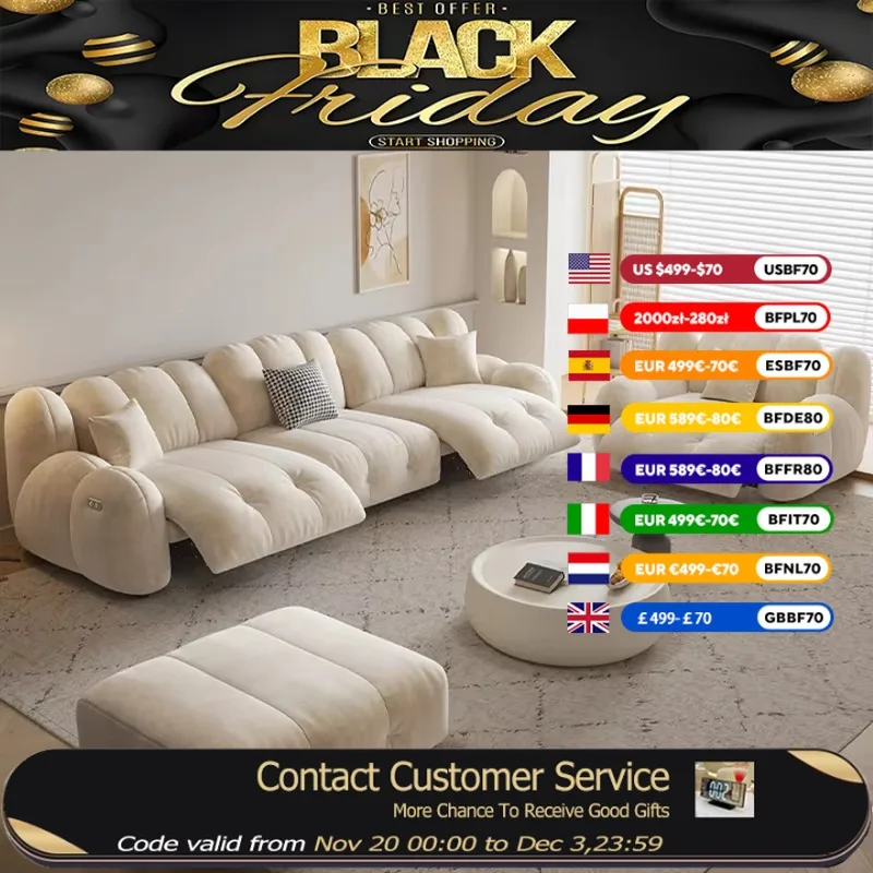 

Armrest Loveseat Electric Sofa Decoration Modern Italian Apartments Couch Lazy Luxury Designer Divano Soggiorno Furniture Home