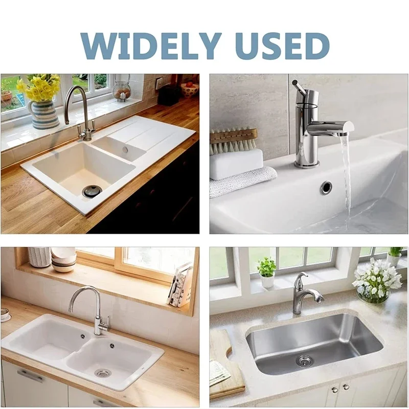 4/1Pcs Sink Hole Round Overflow Cover Basin Trim Bath Drain Cap Wash Basin Hollow Overflow Rings Kitchen Bathroom Accessories