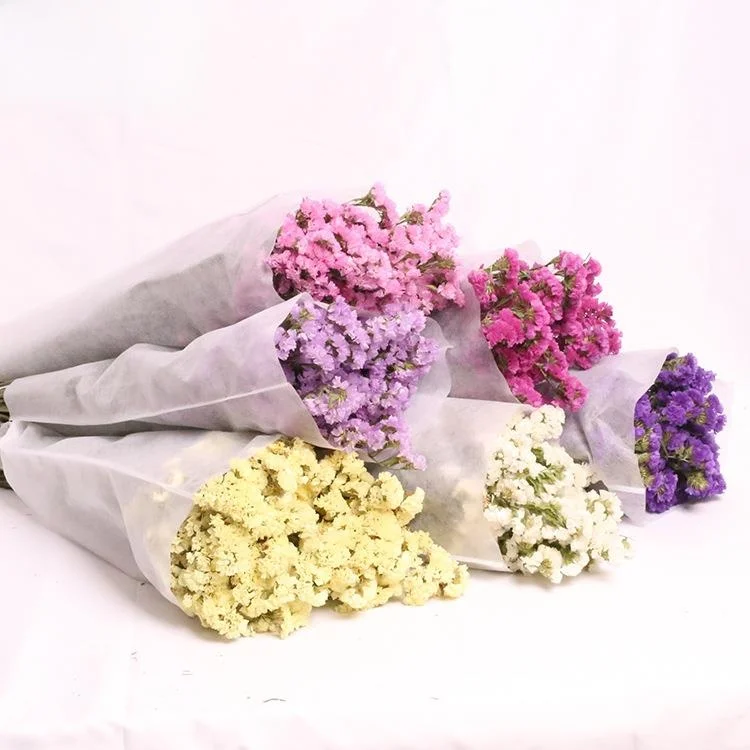 غرفة المعيشة سطح المكتب جاف ننسى لي لا الزهور ديكور المنزل مادة الزهور الحقيقية باقة الزهور الجافة منضدية فن الأزهار