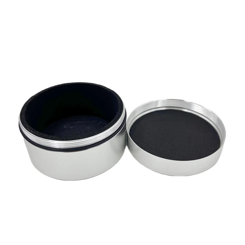 1pc Waterproof Smoking Box Aluminum Alloy Earphone Case Storage with Inside Sponges In Ear Monitor Container