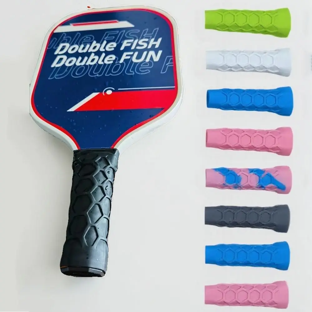 

1pcs Silicone Pickleball Racket Handle Sleeve Non-Slip Pickleball Racket Overgrip Protector Sleeve for Enhanced Control Cover