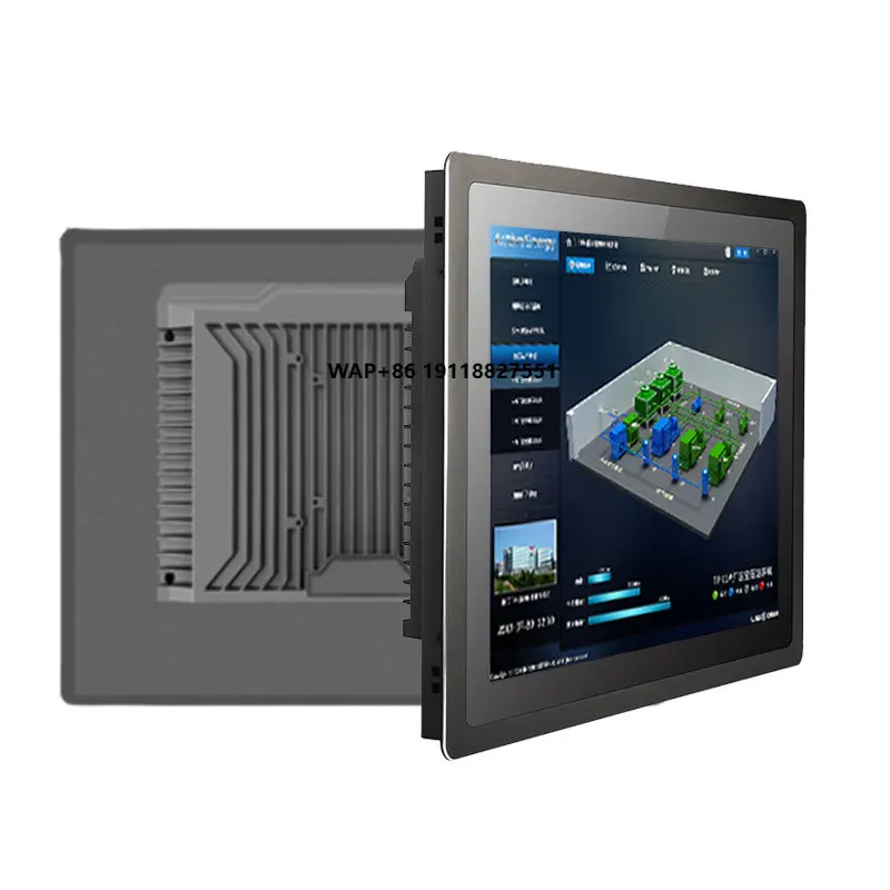 

J4125 I3 I5 I7 Win10 15.6inch Embedded Touch Screen All in One Computer Hmi Vesa Mount Capacitive Industrial All in One Panel PC