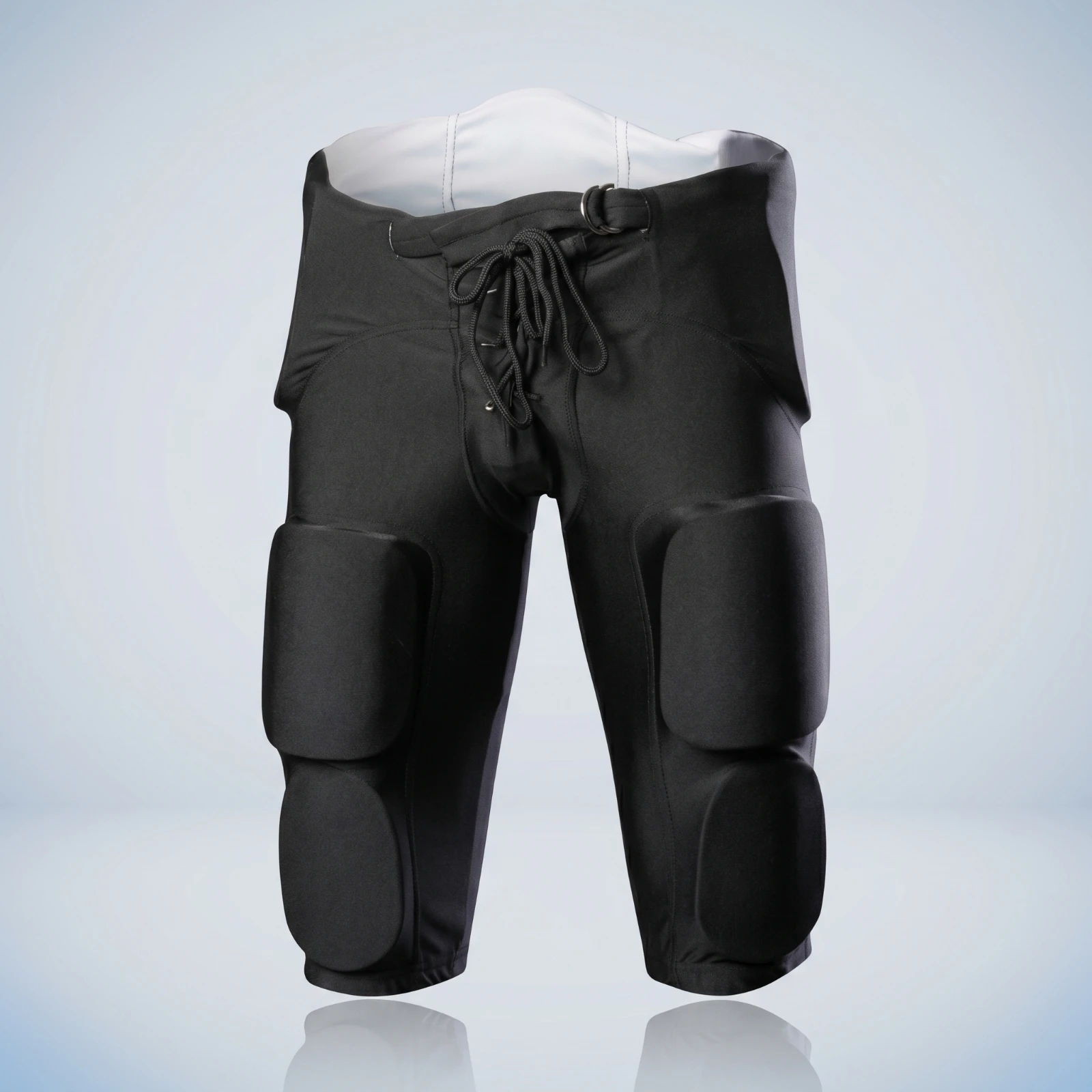Compression Shorts with Pads Impact-Absorbing Safeguarding Shorts Apparel Flexible Lightweight for Football Players, Rugby