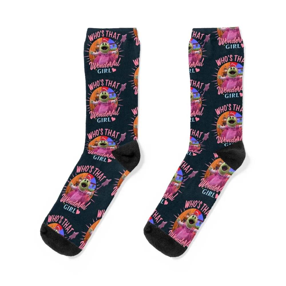 

Nanalan: Who's That Wonderful Girl - Kids' Show Monster Fun! Socks heated sports and leisure luxury Sports Socks For Women Men's
