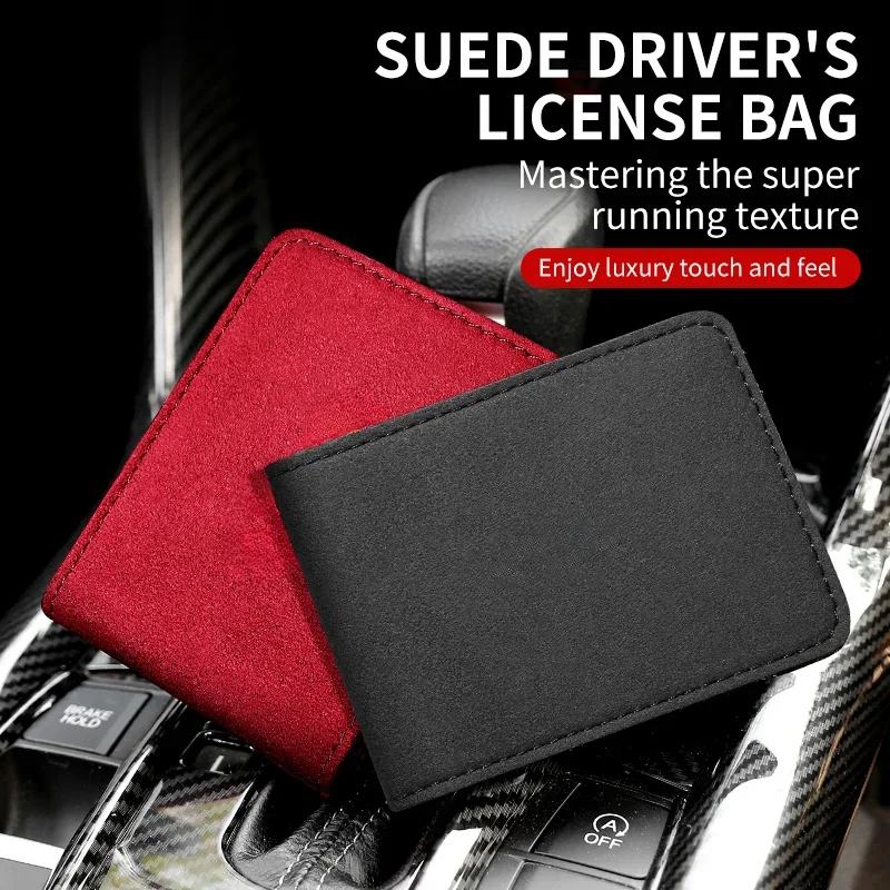 Driver's license leather case, male and female ID card pack, motor vehicle driving license book, personalized driver's license