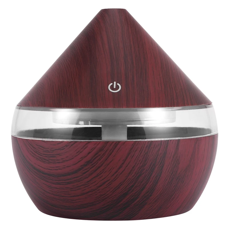 

Cool Mist Humidifier 300Ml USB Air Humidifier Essential Oil 7 Color Changing Light Diffuser For Home