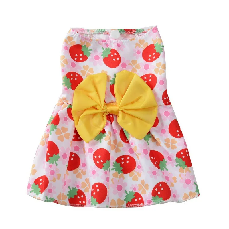 

Dog Dress for Small Dogs Summer Puppy Clothes Bow Lace Dog Skirt Colorful Princess Dog Costume Girls Dog Costume Chihuahua Vest