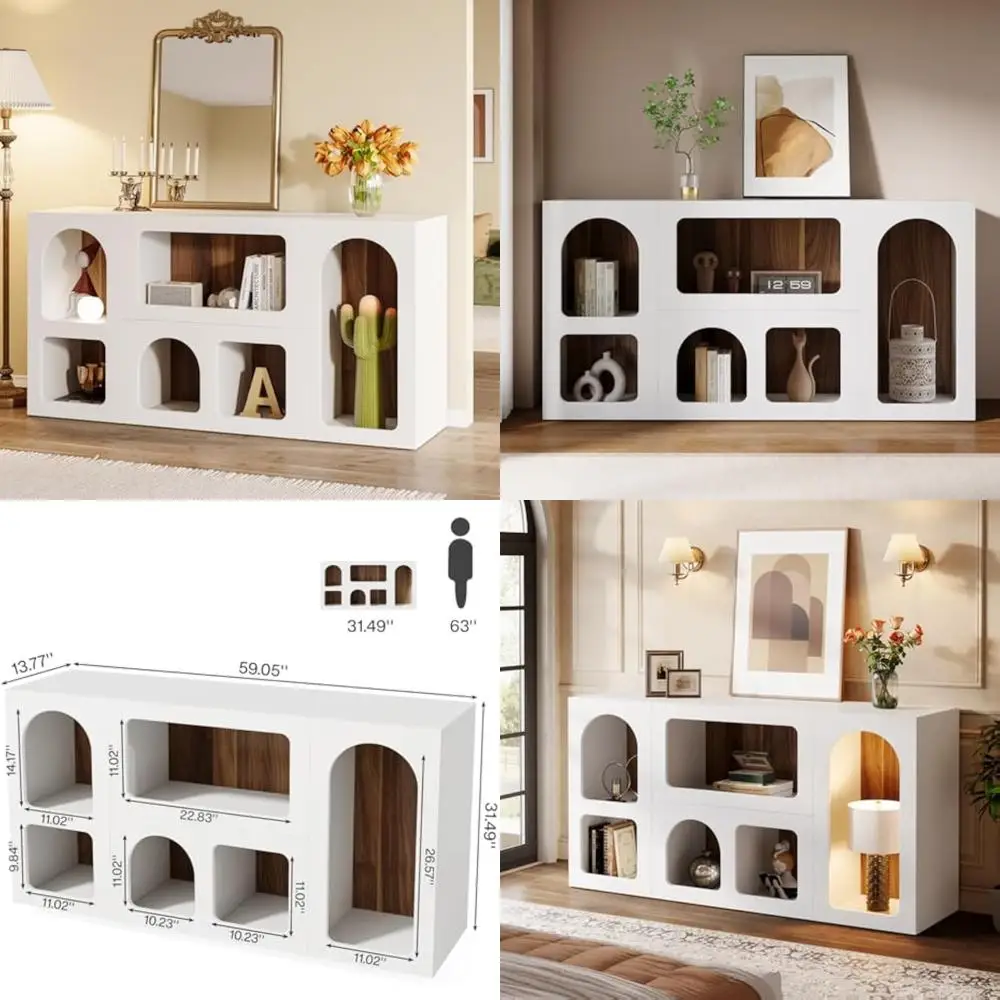 Modern White 59" Co… - image