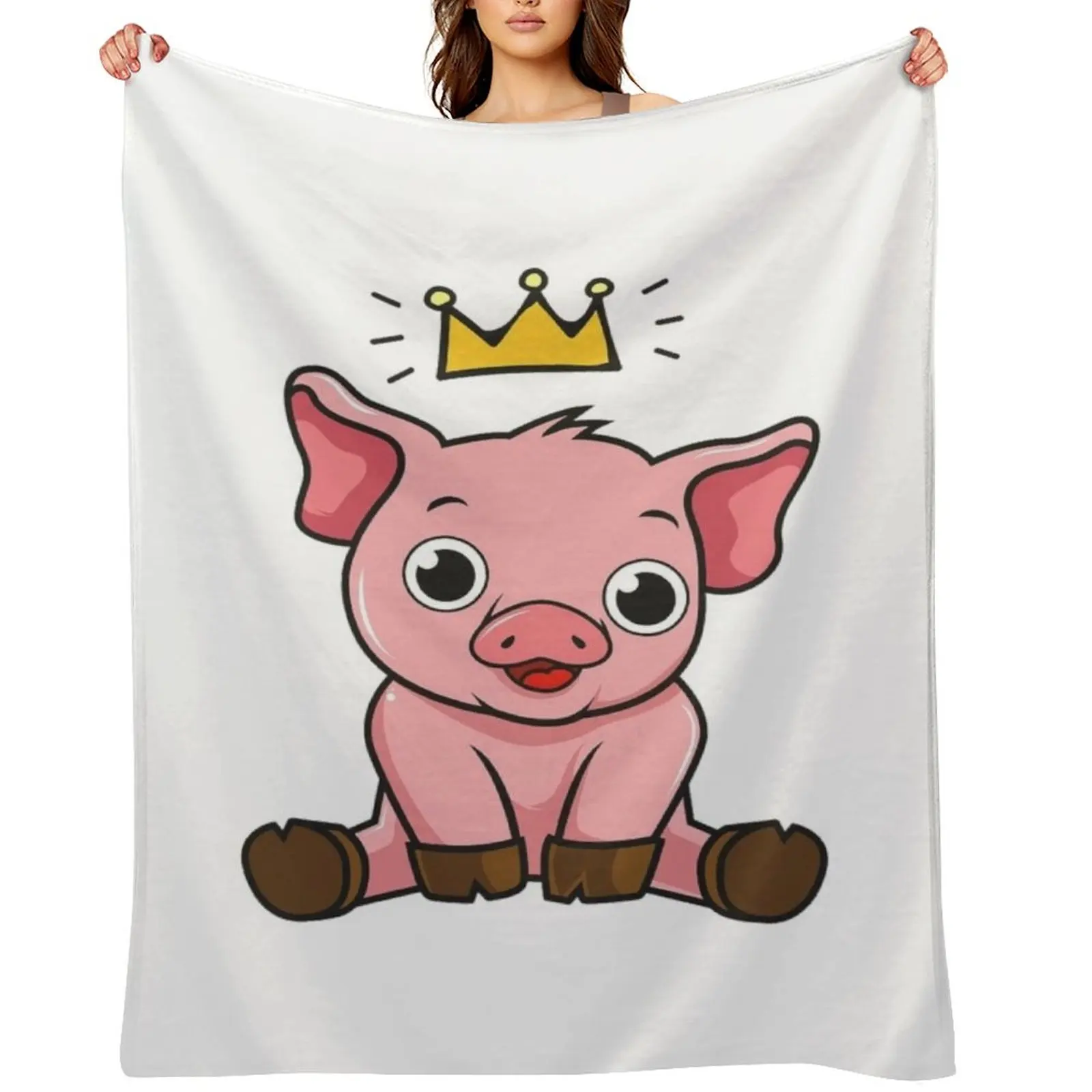 

Technoblade Throw Blanket Cute Plaid Soft Beds warm winter heavy to sleep Blankets