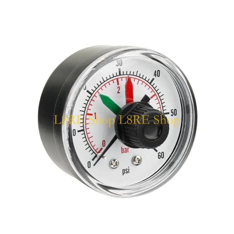 L8RE Sand Pump Pressure Gauge Monitor Swimming Pool Maintenance Accessories Pressure with Clear Dials Display