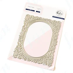 Dainty Floral Frames Press Plate Hot Foil Plates DIY Scrapbooking Album Paper Card Embossed Template Stencil Mold