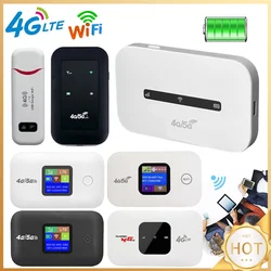 Pocket Wireless WiFi 150Mbps Portable Wireless Modem 3000mAh Mini Outdoor WIFI Hotspot with SIM Card Slot 4G Pocket WiFi Router